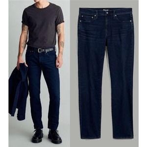 NWT Madewell Athletic Slim Jeans Mens 32x34 Paxson NG322 Stretch Flex Denim